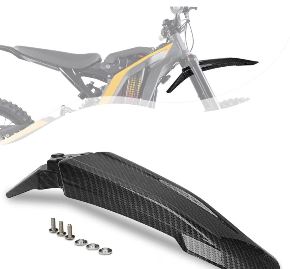 Surron Fender Carbon Black (Kugoo wish 01 also)
